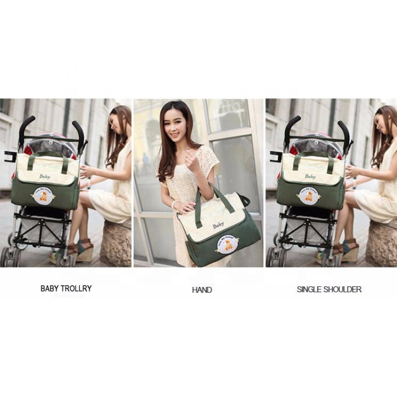 Multi-Function Mommy Travel Nappy Diaper Bag Luxury Diaper Tote Bag