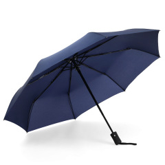 Custom Logo Color Windproof Waterproof Compact Outdoor Automatic 3 Fold Umbrella