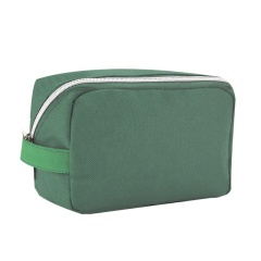 Custom Ladys Travel Cosmetic Bag Zipper Closure Make Up Bag Large Capacity Toiletry Bags For Women