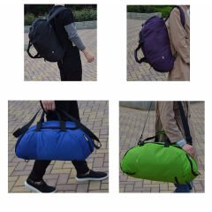 High Quality Large Luxury Travel Gym Bags Men Black Duffle Bag Backpack For Men