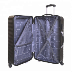 Custom ABS Shopping Suitcase Travel Boarding Trolley Set Luggage With Wheels