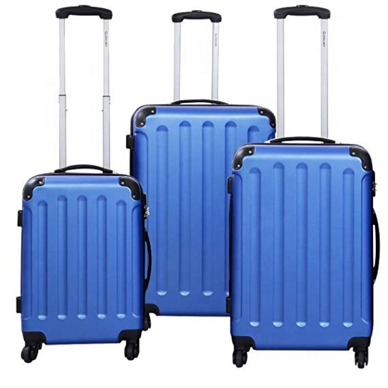 Fashion High Quality 3pcs ABS Trolley Suitcase Vintage Travel Luggage Sets On Wheels