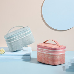 Custom Printed Luxury Eco Friendly Makeup Organizer Bag Travel Cosmetic Bags