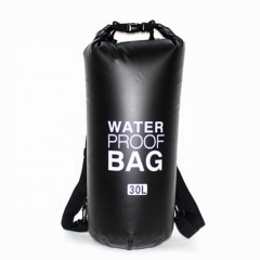 2L, 5L, 10L, 15L, 20L, 30L sports outdoor pvc waterproof dry bag with adjustable shoulder strap