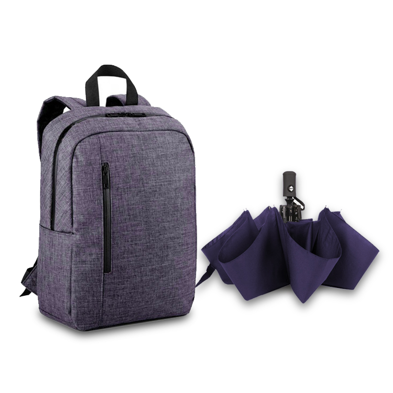 Wholesale men waterproof Business bag laptop Backpacks with Umbrella