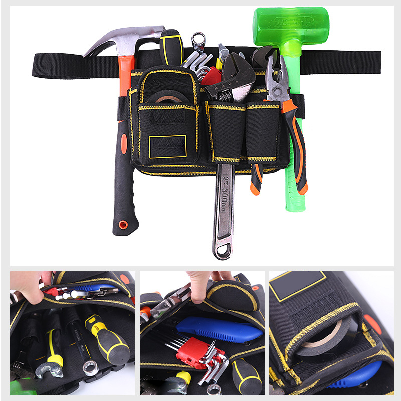 Popular Multifunctional Maintenance Electrician Waist Bag Oxford Hardware Tool Fanny Pack