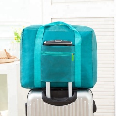 Wholesale promotion nylon suitcase luggage foldable travelling bag waterproof travel bag