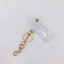 Fashion Travel Small Mini Clear Pvc Women Lipstick Pouch Cosmetic Makeup Bag With Key Chain