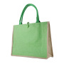 Wholesale Customizing Printed Eco Friendly Fashion Jute Beach Sacking Tote Bag For Girls