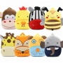 Wholesale Children Cartoon Animal Plush Backpacks Cute School Bags For Kids Girl
