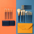 12 brush set+yellow bag