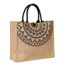 Wholesale Custom Printed Burlap Eco Reusable Shopping Jute Tote Bag