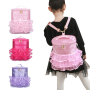 Hot Sale Portable Outdoor Princess School Ballet Dance Bags Pink Backpacks For School Children