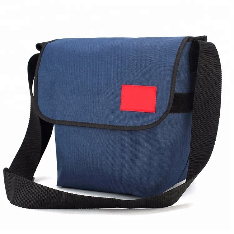 Sac messager à bandoulière décontracté et imperméable pour homme avec logo personnalisé