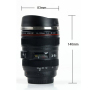 Hot Sale Custom Travel Eco Friendly Stainless Steel Self Stirring Camera Lens Coffee Mug