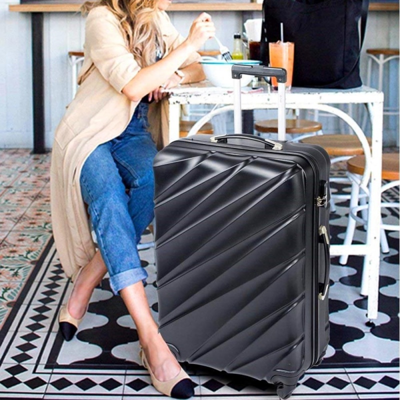 High Quality Wholesale ABS Safety Lightweight Travelling Set Trolley Scooter Suitcase Luggage