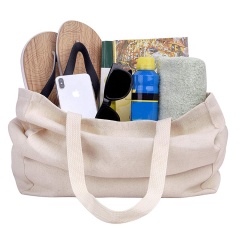 Hot Sale Cotton Shopping Tote Bag With Custom Logo Printed