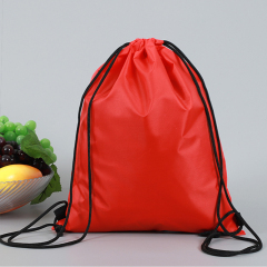 Custom Logo Waterproof Recycle Sport Drawstring Gym Bag Backpack