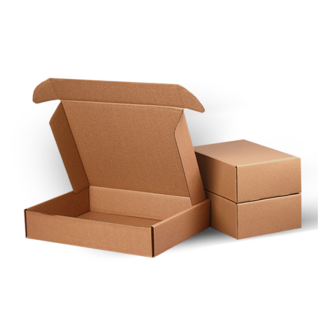 Custom Logo Recycled Cardboard Shipping Kraft Paper Box Packaging