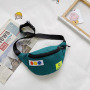 Custom Logo Printed Small Kid Cross Body Nylon Fanny Pack Waist Pouch Bag