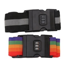 Wholesale Rainbow color nylon travel luggage suitcase Luggage Band Belt ABS password lock Suitcase packing strap Wholesale Rainbow color nylon travel luggage suitcase Luggage Band Belt ABS password lock Suitcase packing strap