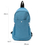 Large capacity sports sling shoulder bag travel waterproof crossbody chest sling bag