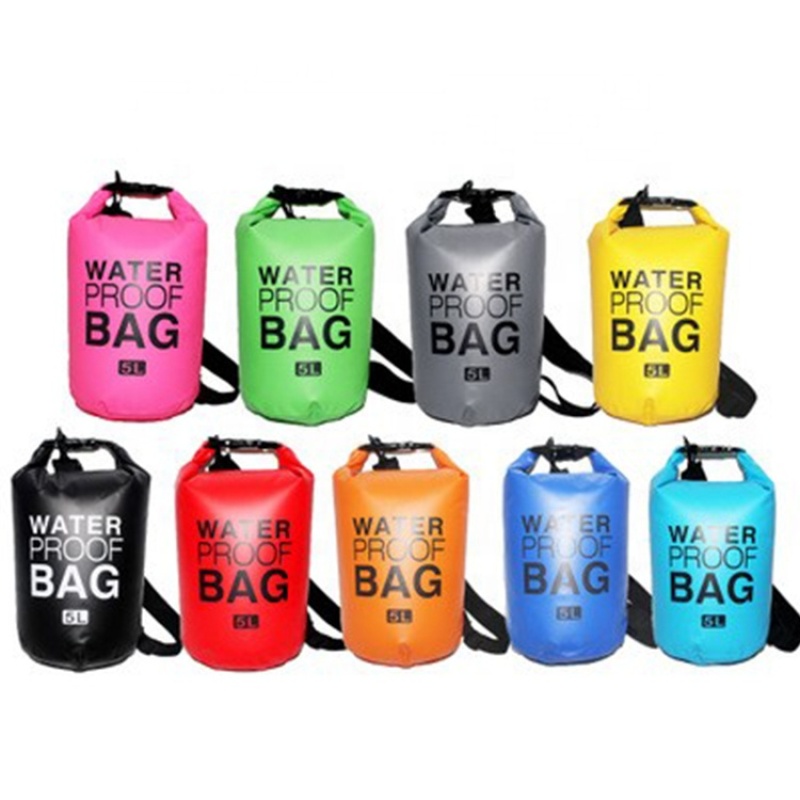 2L, 5L, 10L, 15L, 20L, 30L sports outdoor pvc waterproof dry bag with adjustable shoulder strap