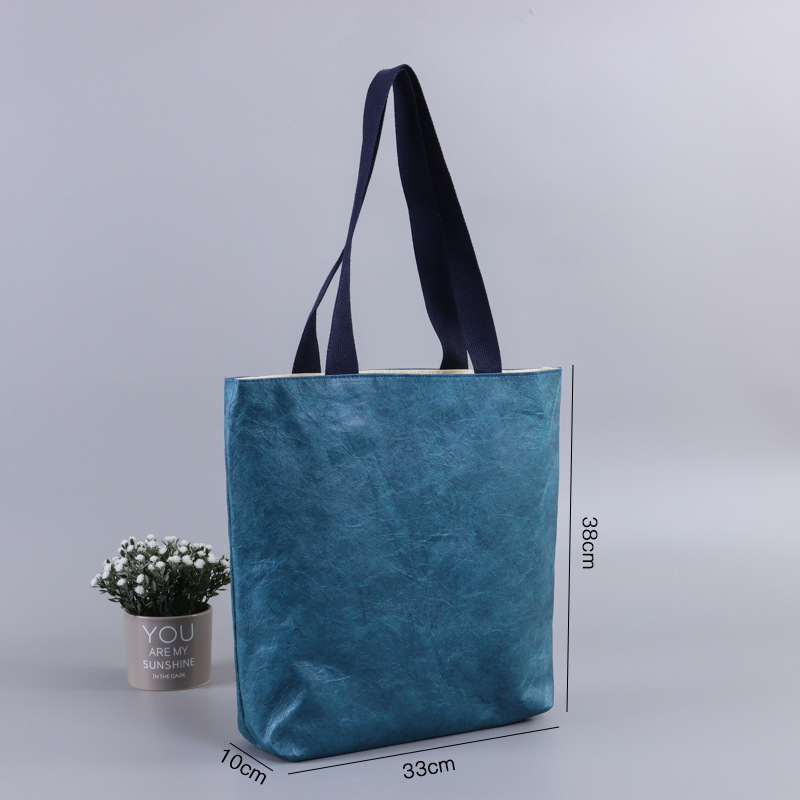 Eco Friendly Reusable Washable Womens Shopping Dupont Tyvek Paper Tote Bag With Logo