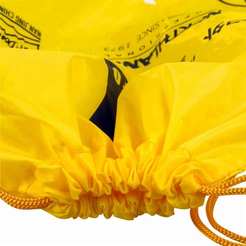 مخصص الترويجية حقيبة 210D البوليستر التسامي الطباعة رخيصة الرباط حقيبة الظهر مع الشعار