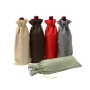 Wholesale Christmas Burlap Wine Jute Bag Wine Bottle with Drawstring