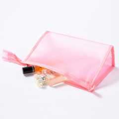 Custom Convenient Zipper Small Transparent Travel Clear Pvc Makeup Pouch Cosmetic Bag