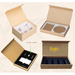 Custom Luxury Rigid Kraft Cardboard Magnetic Lid Gift Boxes