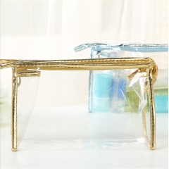 Promotion Water-resistant Clear Zipper PVC Travel Pvc Hand Bag Pouch Toiletry Makeup Cosmetic Bag