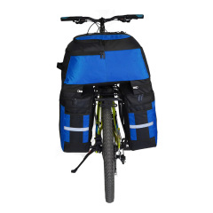 Multifunctional Large Capacity 3 in 1 Bike Trunk Bag Travel Bicycle Pannier Bags With Rain Cover