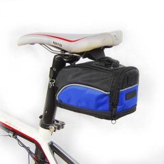Custom Waterproof Portable Cycling Accessories Bicycle Rear Rack Under Seat Pouch Bike Saddle Bag