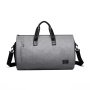Convertible 2 in 1 Business Travel Duffel Bag Hanging Garment Bag With Shoulder Strap Trolley Belt