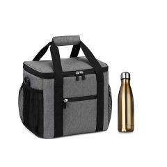 Custom Logo Waterproof Small Insulated Picnic Lunch Cooler Bags With Water Bottle