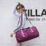 Haute Qualité Polyester Grand Week-End Sports Rose Duffel Bag Voyage Duffle Gym Sac Pour Les Femmes