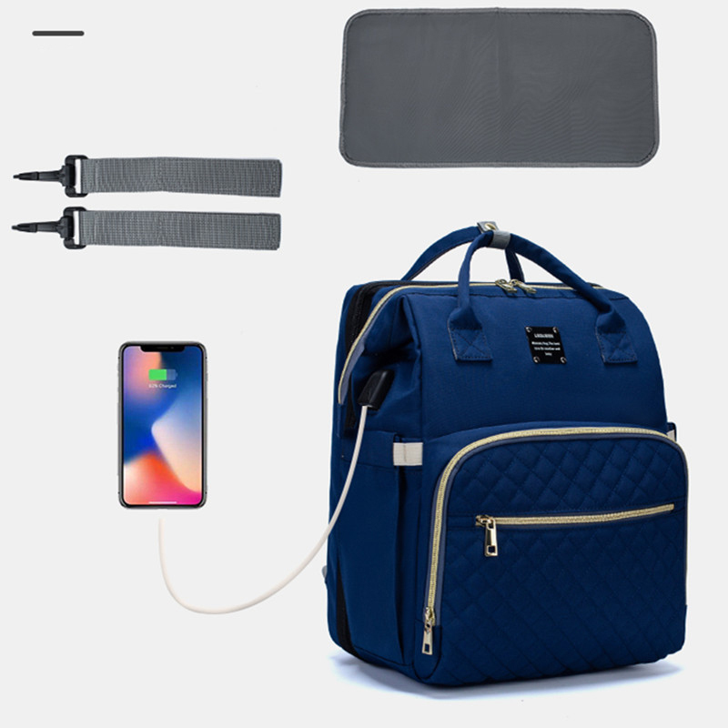 Wholesale Multifunction Mummy Baby Backpack Mummy Diaper Bag With Changing Station