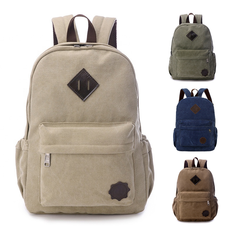 Latest Canvas Student school backpack kids book bags Custom Logo fashion girl Backpacks bags