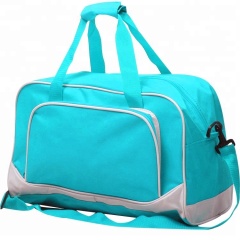 Pinghu Sinotex Promotional custom print sport gym tote bags travel duffel bag