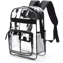 Custom Logo Trendy Cute Mochila Clear Pvc Kids Backpacks School Bags