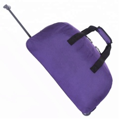 Customized Waterproof Trolley Rolling Bag Travel Carry-on Luggage Bag Polyester Duffel Bag With Wheels