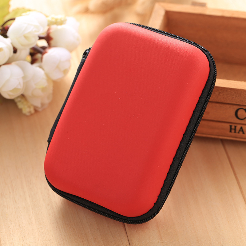 Custom Protective Shockproof Data Line Storage Small Waterproof Hard Eva Earphone Case
