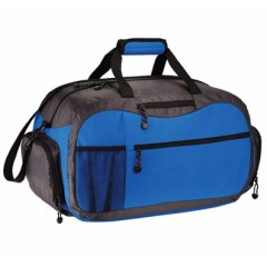 Large Capacity Gym Sports Duffel Bag Polyester Men Women Travel Duffle Bags  With Shoe Compartment