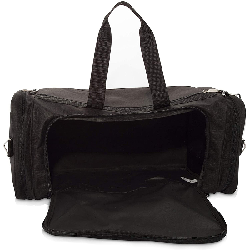 مخصص بالجملة فارغة الرياضة واق من المطر حقيبة رياضية حقائب السفر من القماش الخشن مع حزام قابل للتعديل