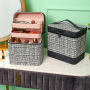 Large Capacity Custom Toiletry Make Up Bag Travel Cosmetic Bags & Cases With Mirror