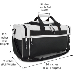Yoga Fitness Gym Sport Duffle Bags Large Capacity Swimming Duffel Bag With Shoe Compartment