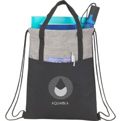 Factory Direct Custom Logo Waterproof Outdoor Tote Sports Backpack Polyester Drawstring Bag