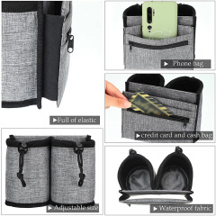 Factory Custom Waterproof Drink Bag Luggage Travel Cup Holder Fits Roll On Suitcase Handles